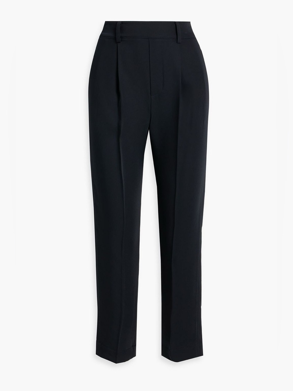 VINCE Pull On Tapered Pant Size Small Black Viscose Blend Contemporary Trouser